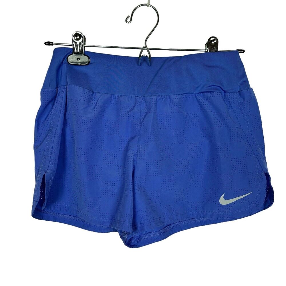 Nike Purple Blue Running Shorts Women's XS Back Pocket